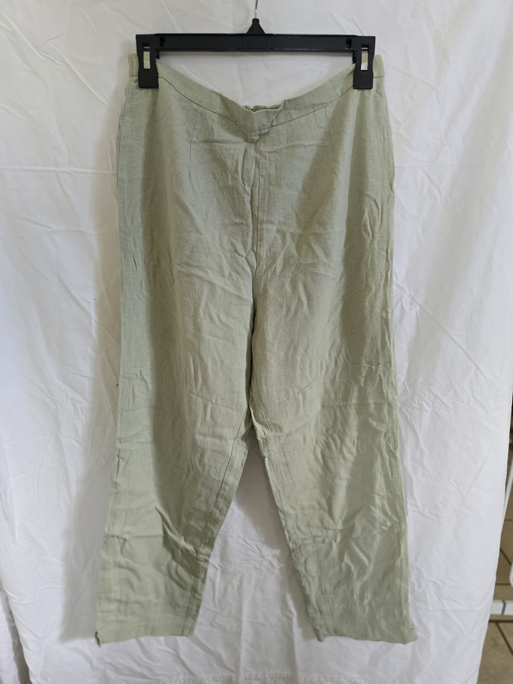 Light Sage Linen Blend Men's Pants